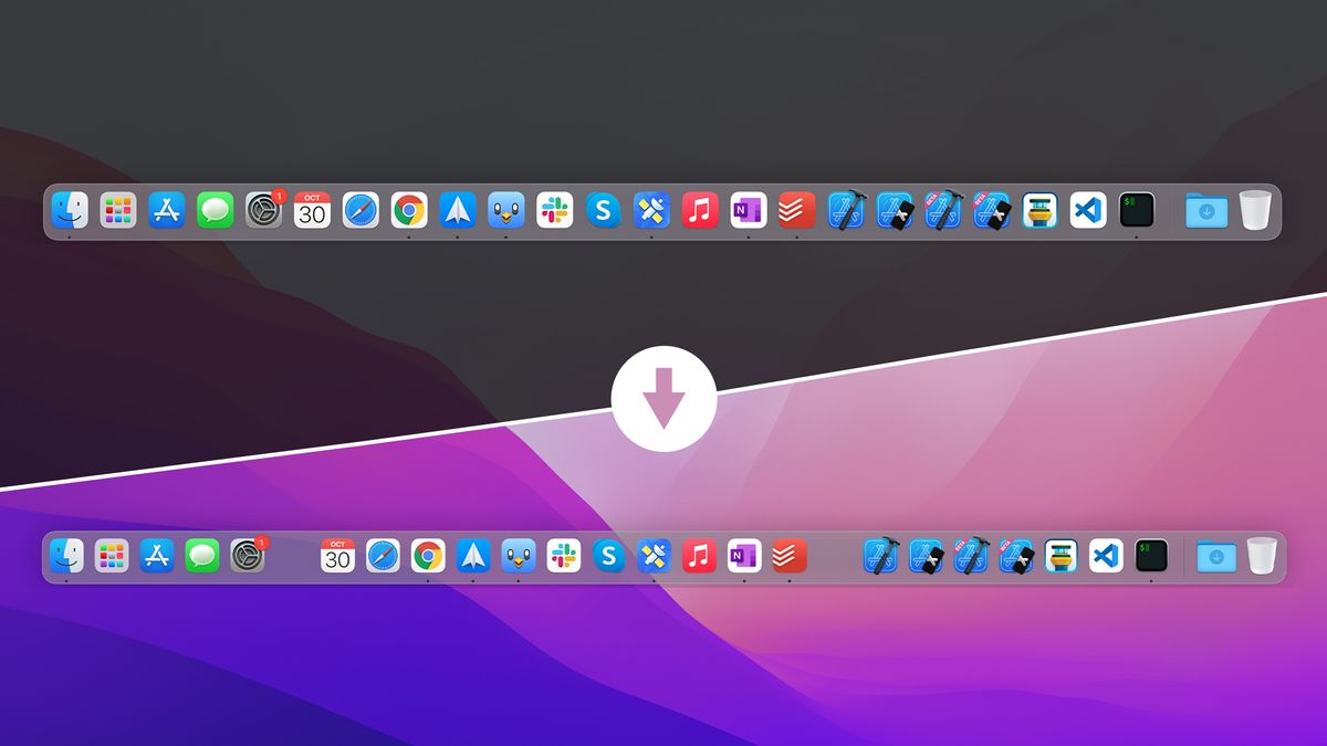 How to add spacers to macOS Dock